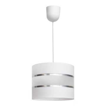 Witte Hanglamp HELEN 1x E27 / 15W / 230V