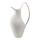 Witte keramische vaas 33 x 17 x 19 cm