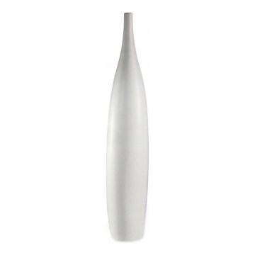 Witte keramische vaas 70 cm