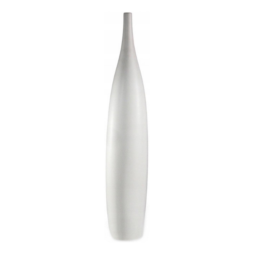 Witte keramische vaas 70 cm