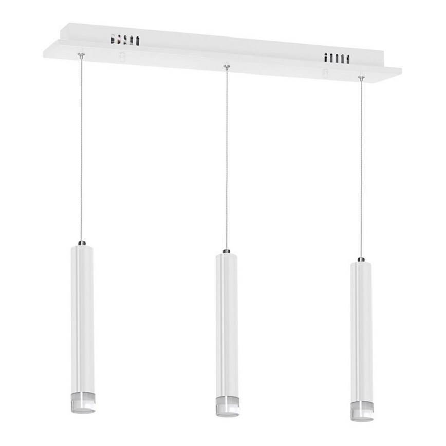 Witte LED Hanglamp ALBA 3x LED / 15W / 230V