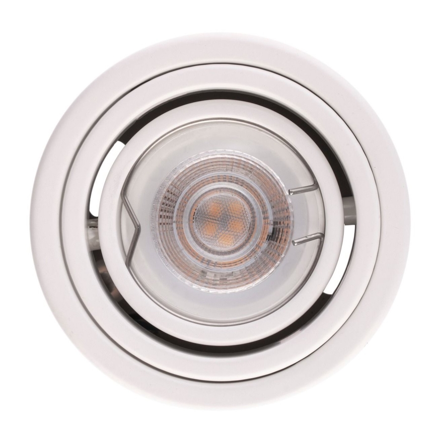 Witte LED Spotlamp TUBA 1x GU10 / 5W / 230V 4000K