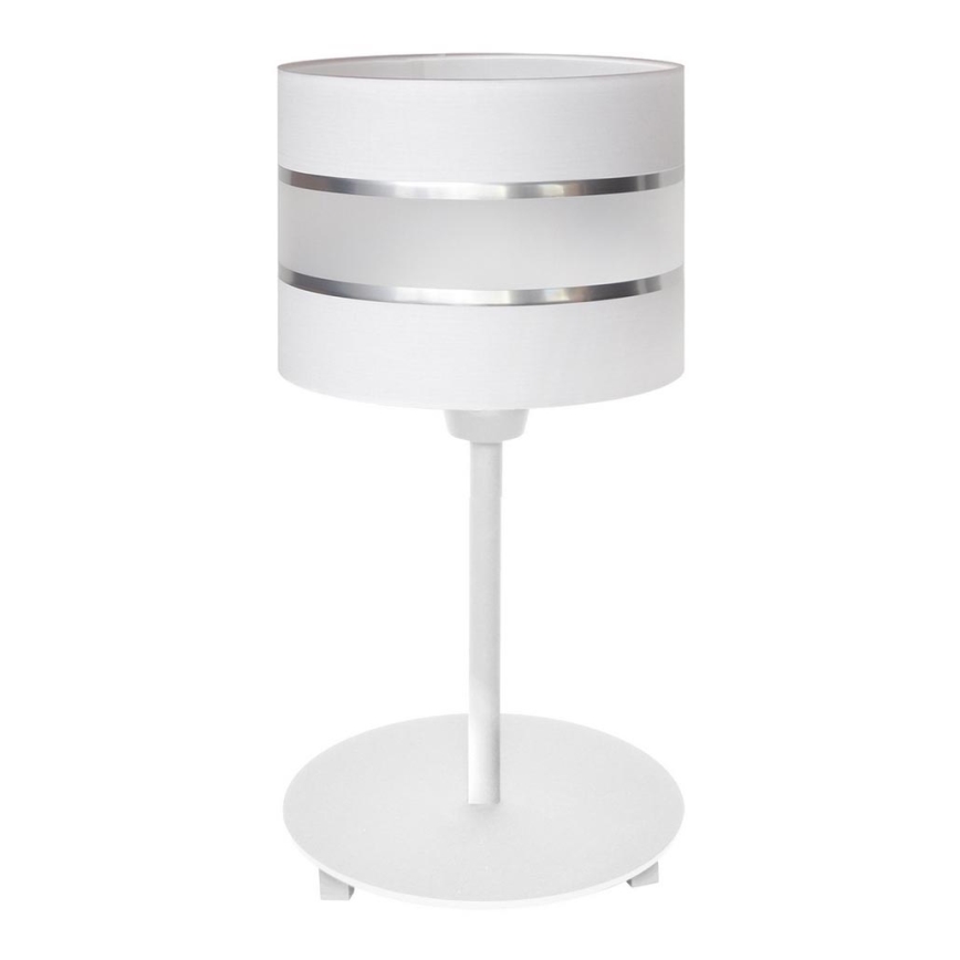 Witte Tafellamp HELEN 1x E27 / 15W / 230V