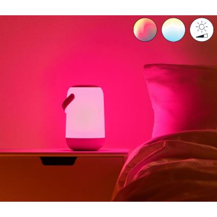 WiZ - LED RGBW Dimbare draagbare lamp MOBILE LED/13,5W/5V 2200-6500K Wi-Fi 1800 mAh