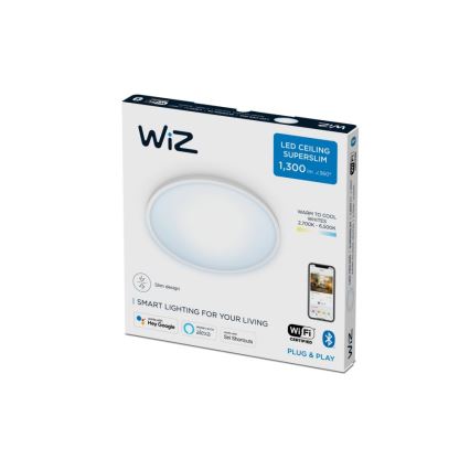 WiZ - Dimbare LED Plafond Lamp SUPERSLIM LED/14W/230V 2700-6500K Wi-Fi