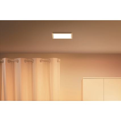 WiZ - Dimbare LED Plafondlamp SUPERSLIM LED/12W/230V 2700-6500K Wi-Fi wit