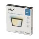 WiZ - Dimbare LED Plafondlamp SUPERSLIM LED/12W/230V 2700-6500K Wi-Fi zwart