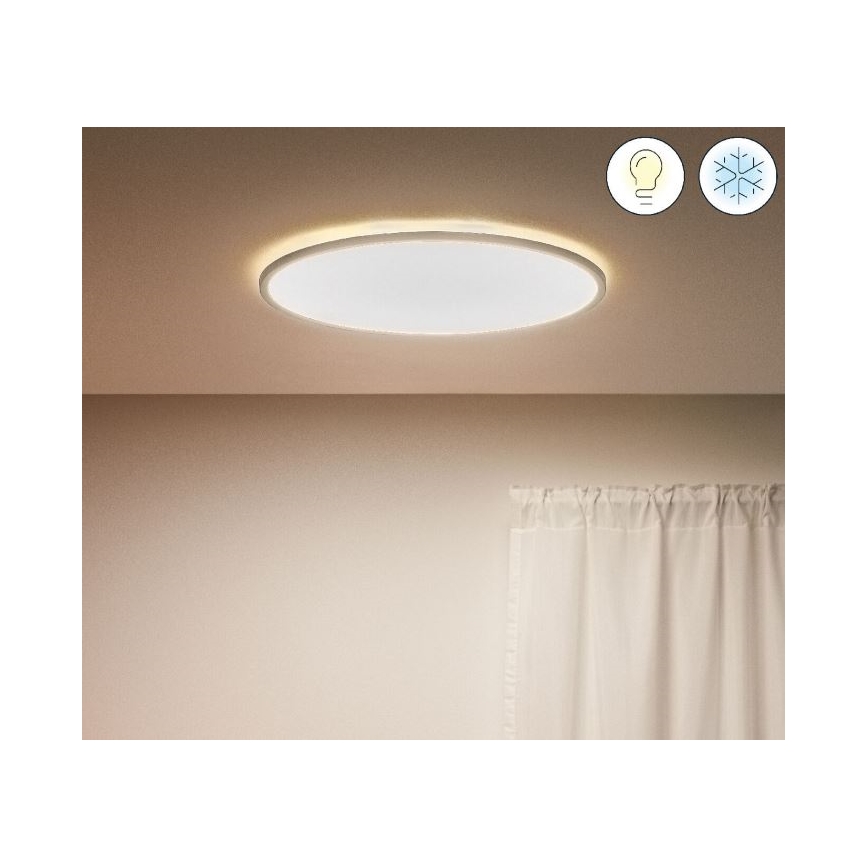 WiZ - Dimbare LED Plafondlamp SUPERSLIM LED/32W/230V 2700-6500K Wi-Fi wit