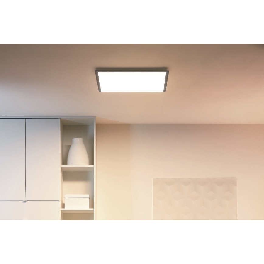 WiZ - Dimbare LED Plafondlamp SUPERSLIM LED/36W/230V 2700-6500K Wi-Fi zwart