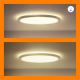 WiZ - Dimbare LED RGB plafondlamp SUPERSLIM LED/22W/230V 2700-6500K Wi-Fi wit