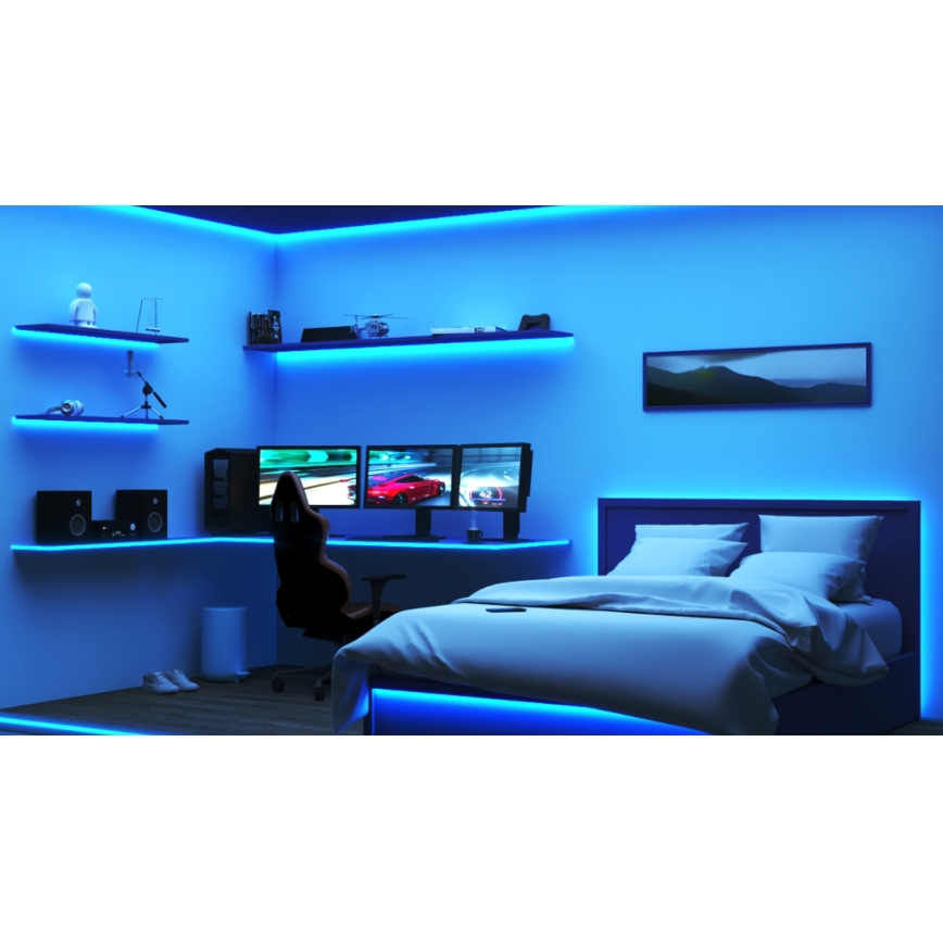 WiZ - Dimbare LED RGB-strip 10m LED/12W/230V Wi-Fi