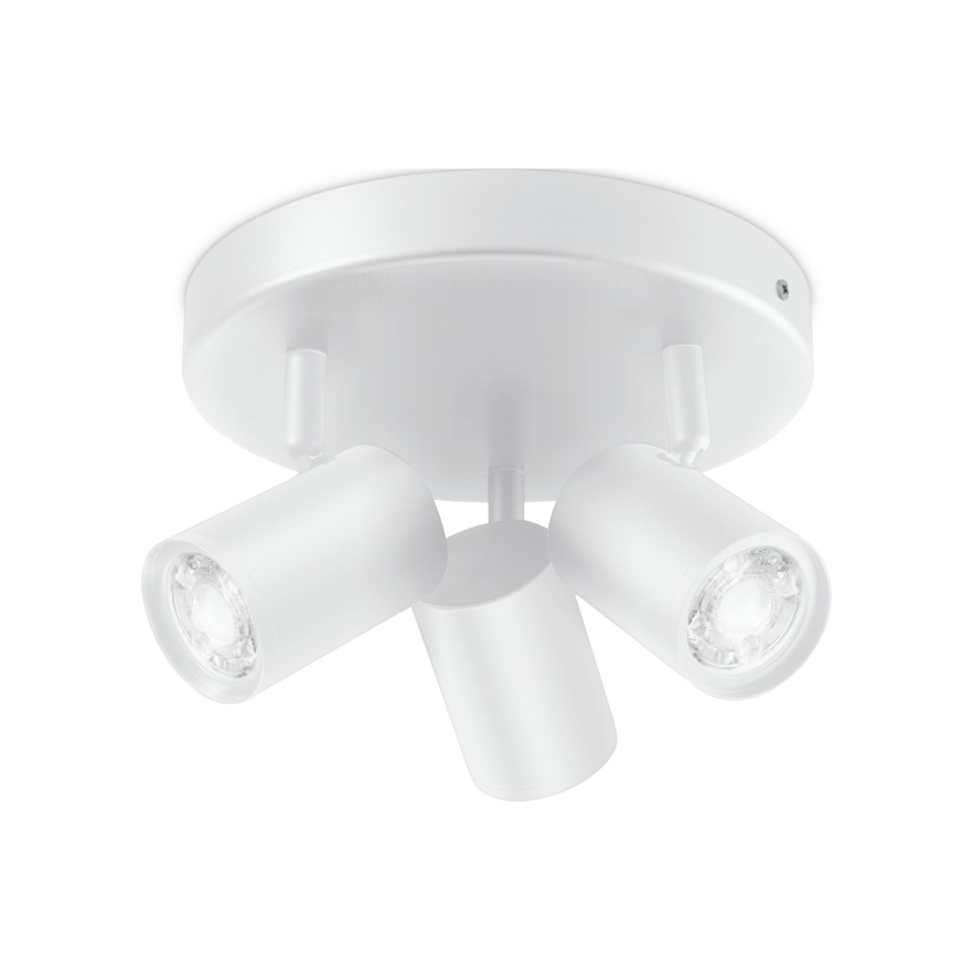 WiZ - Dimbare LED RGBW Spot IMAGEO 3xGU10/4,9W/230V 2200-6500K Wi-Fi CRI 90 wit