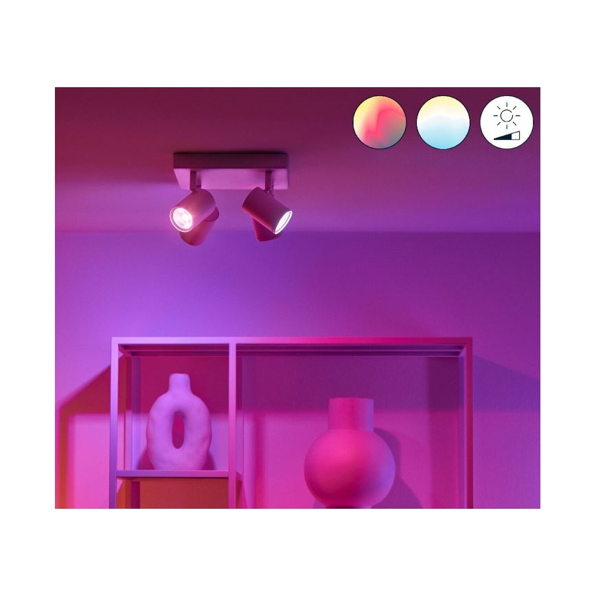 WiZ - Dimbare LED RGBW Spot IMAGEO 4xGU10/4,9W/230V 2200-6500K Wi-Fi CRI 90 wit