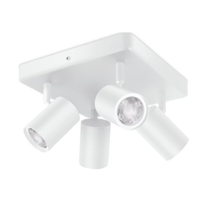 WiZ - Dimbare LED RGBW Spot IMAGEO 4xGU10/4,9W/230V 2200-6500K Wi-Fi CRI 90 wit