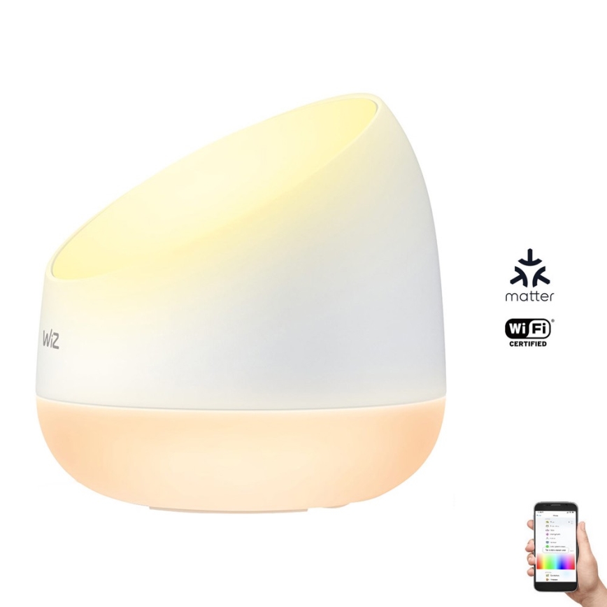 WiZ - Dimbare LED RGBW Tafel Lamp SQUIRE LED/9W/230V 2200-6500K Wi-Fi