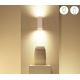 WiZ - Dimbare LED RGBW Wand Lamp UP&DOWN 2xGU10/4,7W/230V 2200-6500K Wi-Fi CRI 90 wit