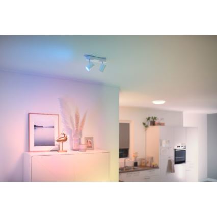 WiZ - Dimbare LED Spot IMAGEO 1xGU10/4,9W/230V 2700-6500K CRI 90 Wi-Fi wit