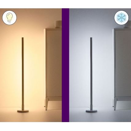 WiZ - Dimbare Staande LED RGBW Lamp POLE LED/13W/230V 2200-6500K Wi-Fi