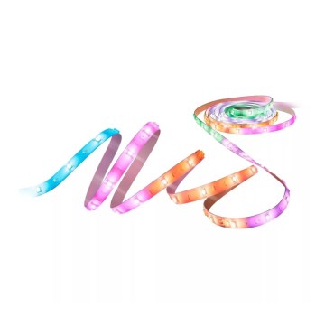 WiZ - LED RGBIC Dimbare strip 4m LED/10,2W/5V 2700-6500K Wi-Fi