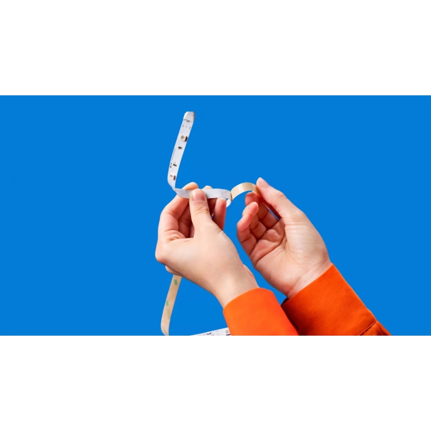 WiZ - LED RGBIC Dimbare strip 4m LED/10,2W/5V 2700-6500K Wi-Fi