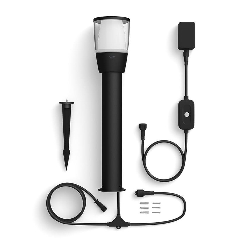 WiZ - LED RGBW Dimbaar buitenshuis lamp ELPAS LED/4,8W/12/230V 2700-5000K IP65 Wi-Fi