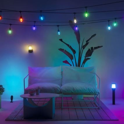 WiZ - LED RGBW dimbare buitenlamp ELPAS LED/4,8W/12/230V 2700-5000K IP65 Wi-Fi