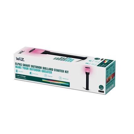 WiZ - LED RGBW dimbare buitenlamp ELPAS LED/4,8W/12/230V 2700-5000K IP65 Wi-Fi