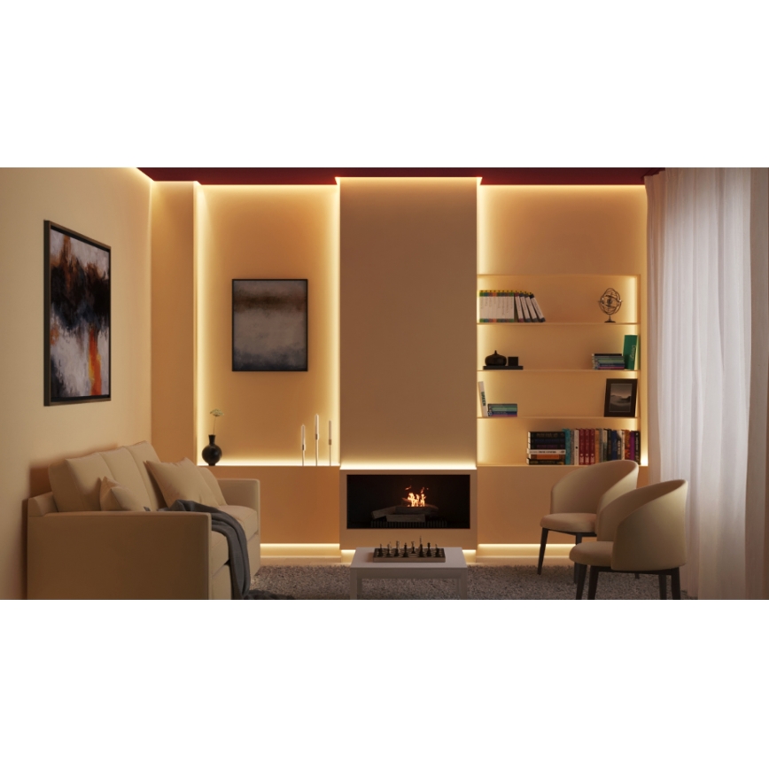 WiZ - LED RGBW dimbare strip 10m LED/12W/230V 2700-6500K Wi-Fi