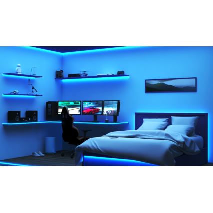 WiZ - LED RGBW dimbare strip 4m LED/6,5/230V 2700-6500K Wi-Fi