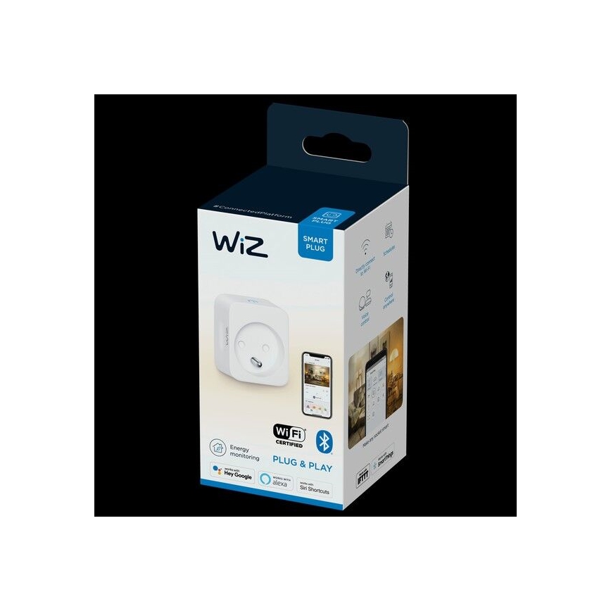 WiZ - Slim Stopcontact E 2300W + stroommeter Wi-Fi