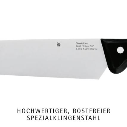 WMF - CLASSIC LINE keukenmessenset met messenblok, 7-delig