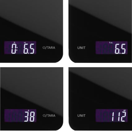WMF - Keukenweegschaal 2xCR2032 zwart