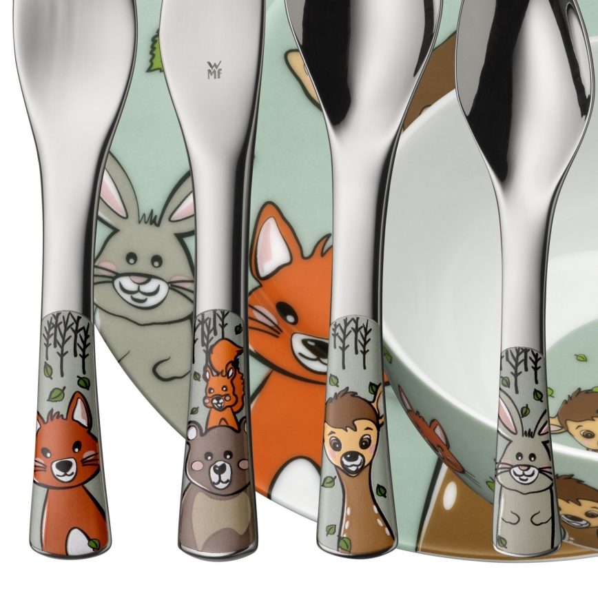 WMF - Kinderservies en bestekset FOREST FRIENDS 6st