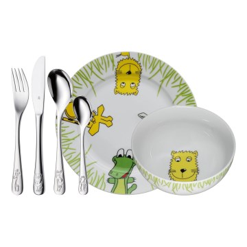 WMF - Kinderservies en bestekset SAFARI 6st