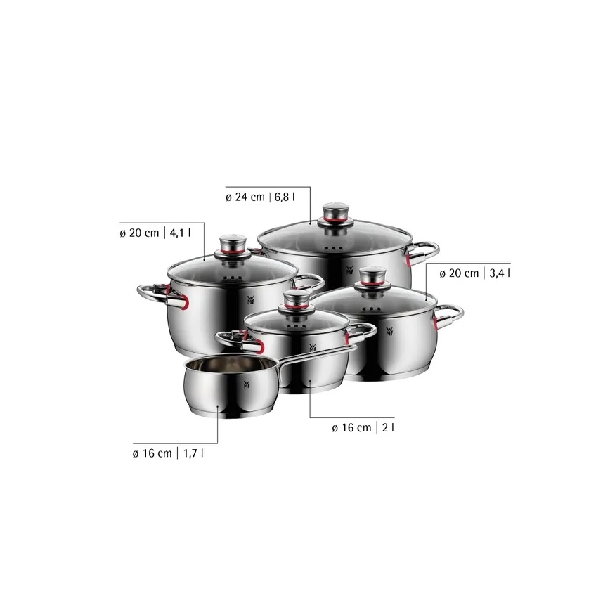 WMF - Pannenset QUALITY ONE, 5-delig