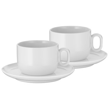 WMF - SET 2x Cappuccino kopje met een schotel BARISTA 160 ml wit