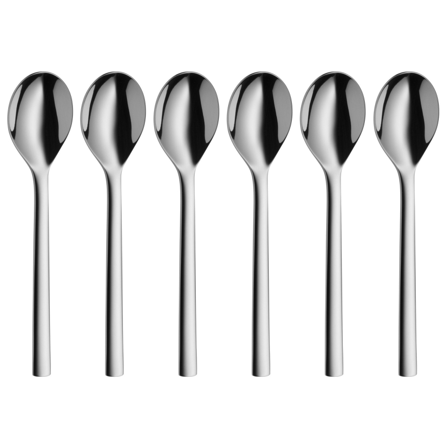 WMF - SET 6x Koffielepel NUOVA roestvrij