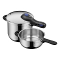WMF - Set drukpotten 6,5 l + 3 l PERFECT PLUS roestvrij
