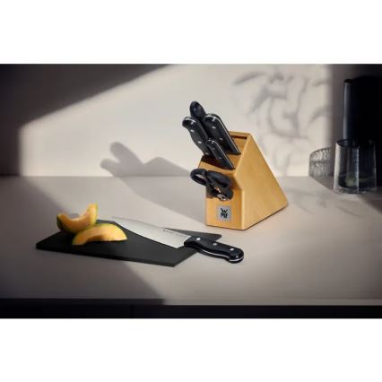 WMF - Set keukenmessen in messenblok SPITZENKLASSE PLUS, 6-delig