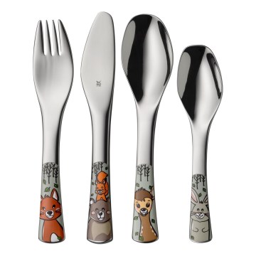 WMF - Set kinderbestek FOREST FRIENDS 4 stuks