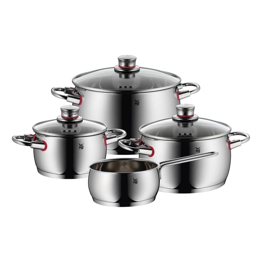 WMF - Set potten 4 stuks QUALITY ONE roestvrij
