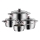 WMF - Set potten 4 stuks QUALITY ONE roestvrij