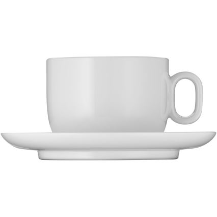 WMF - SET van 2 cappuccinokopjes met schotel BARISTA 160 ml wit