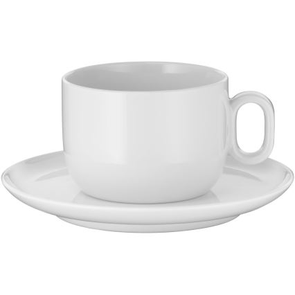 WMF - SET van 2 cappuccinokopjes met schotel BARISTA 160 ml wit
