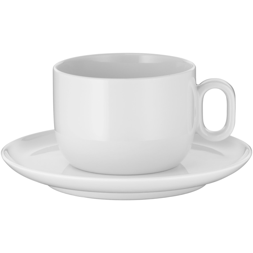 WMF - SET van 2 cappuccinokopjes met schotel BARISTA 160 ml wit