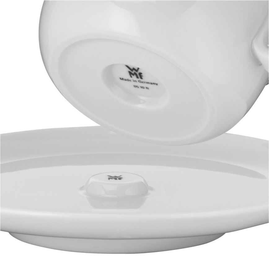 WMF - SET van 2 cappuccinokopjes met schotel BARISTA 160 ml wit