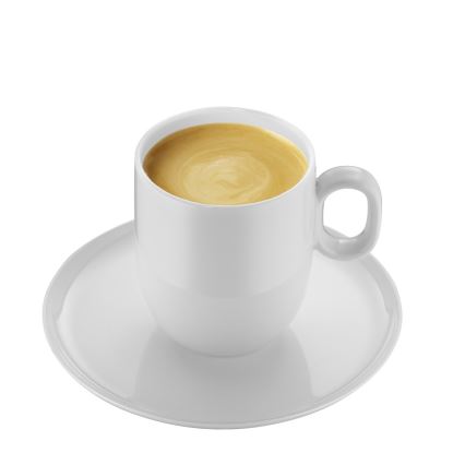 WMF - SET van 2x Café Crème kopje met schotel BARISTA 170 ml wit