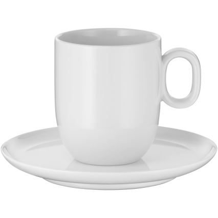 WMF - SET van 2x Café Crème kopje met schotel BARISTA 170 ml wit