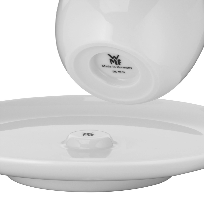 WMF - SET van 2x Café Crème kopje met schotel BARISTA 170 ml wit