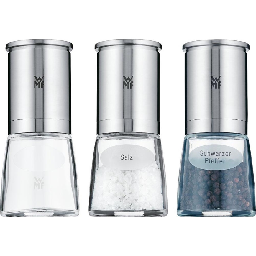 WMF - SET van 3x Deluxe RVS Pepermolens